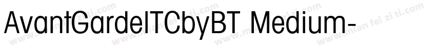 AvantGardelTCbyBT Medium字体转换